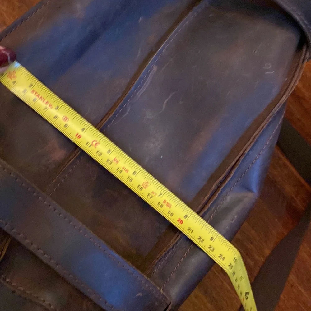 Kattee leather vintage briefcase 17x14x8”
